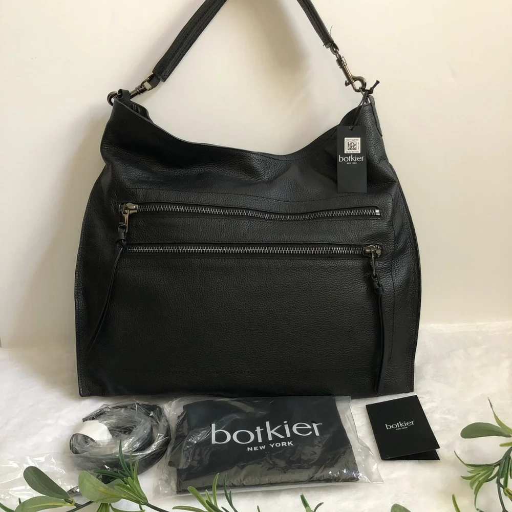 Botkier Chelsea Large Leather Hobo Bag, NWT